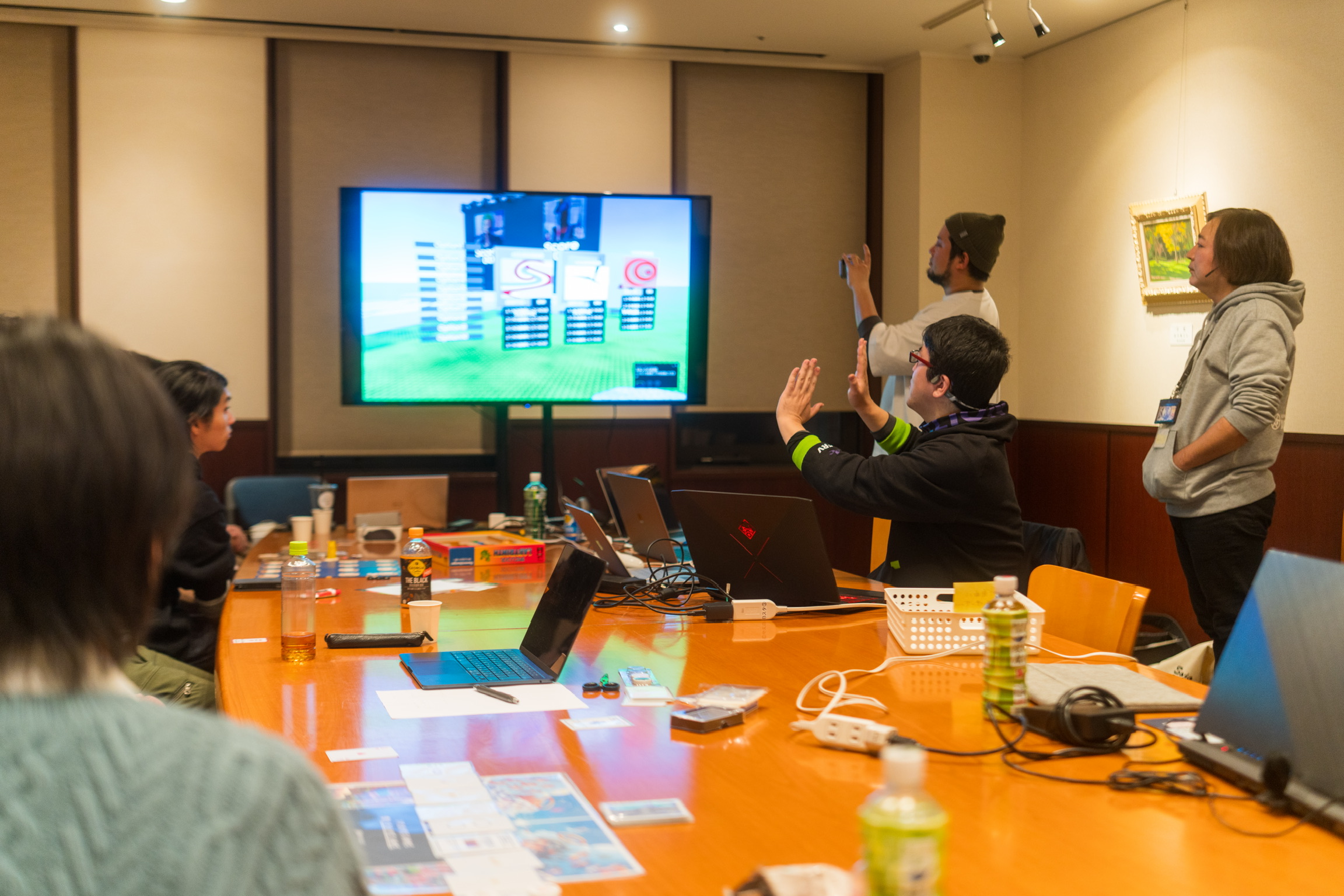 ゲーム開発の様子